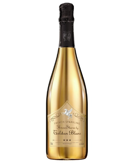 フレンチ スパークリングワイン ゴールデンブラン - French Sparkling Three Stars by Golden Blanc Extra Dry